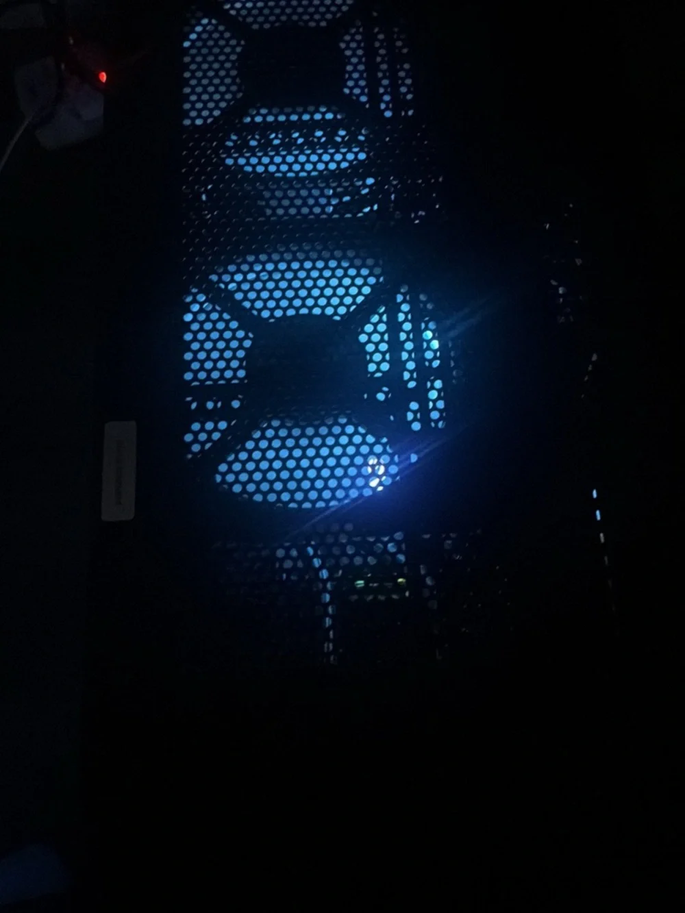 EVGA GeForce RTX 3080 with Blue and Pink RGB Accents